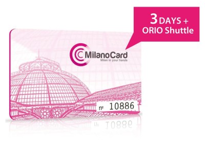 MilanoCard 3days + Orio al Serio Shuttle